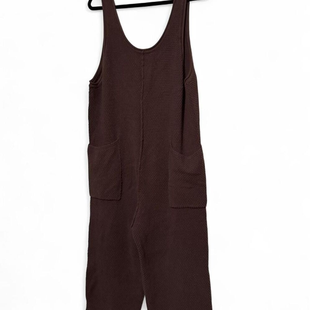Free People FP Beach Hailee Sweater Jumper Jumpsuit Brown NWOT Size Medium
